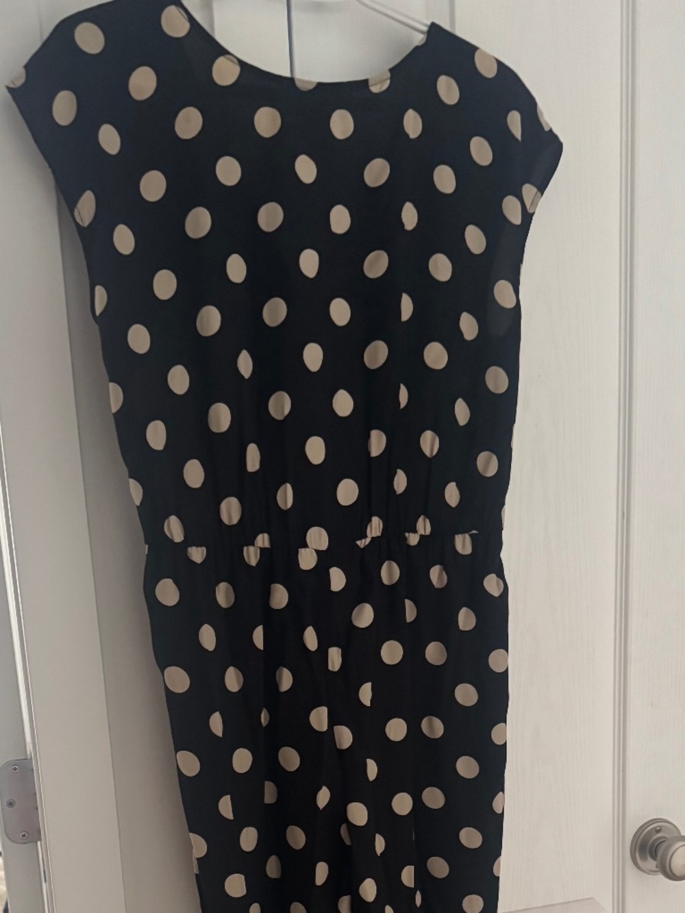 Corey Lynn Calter Black Polka Dot Jumpsuit